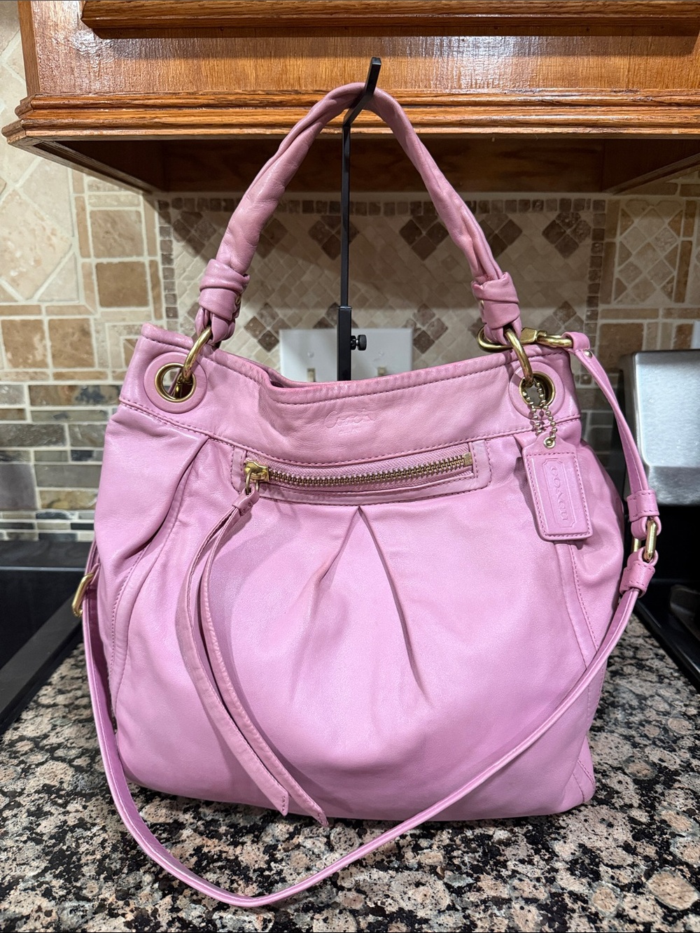 Coach Parker Hippie Pink/purplish crossbody/shoulder bag